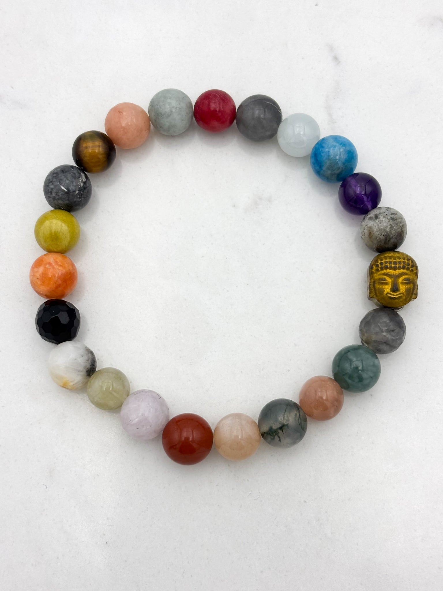 prosperity mixed gemstone bracelet | radiant malas | handmade in boulder, colorado