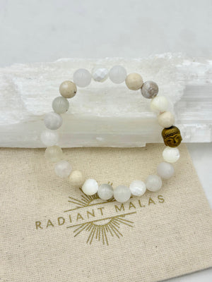 illuminate gemtsone bracelet | radiant malas | handmade in Boulder Colorado