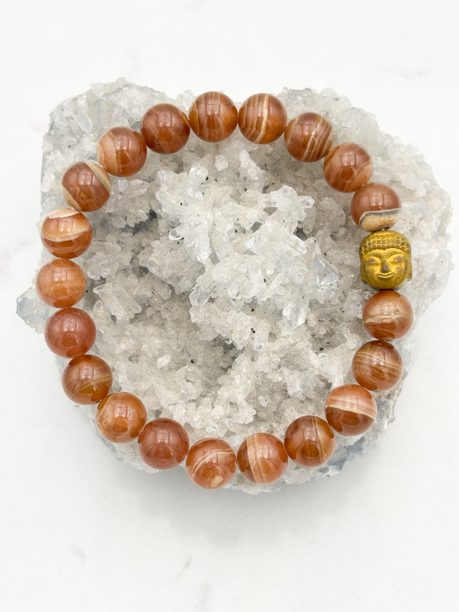 Rhodochrosite Gemstone Bracelet