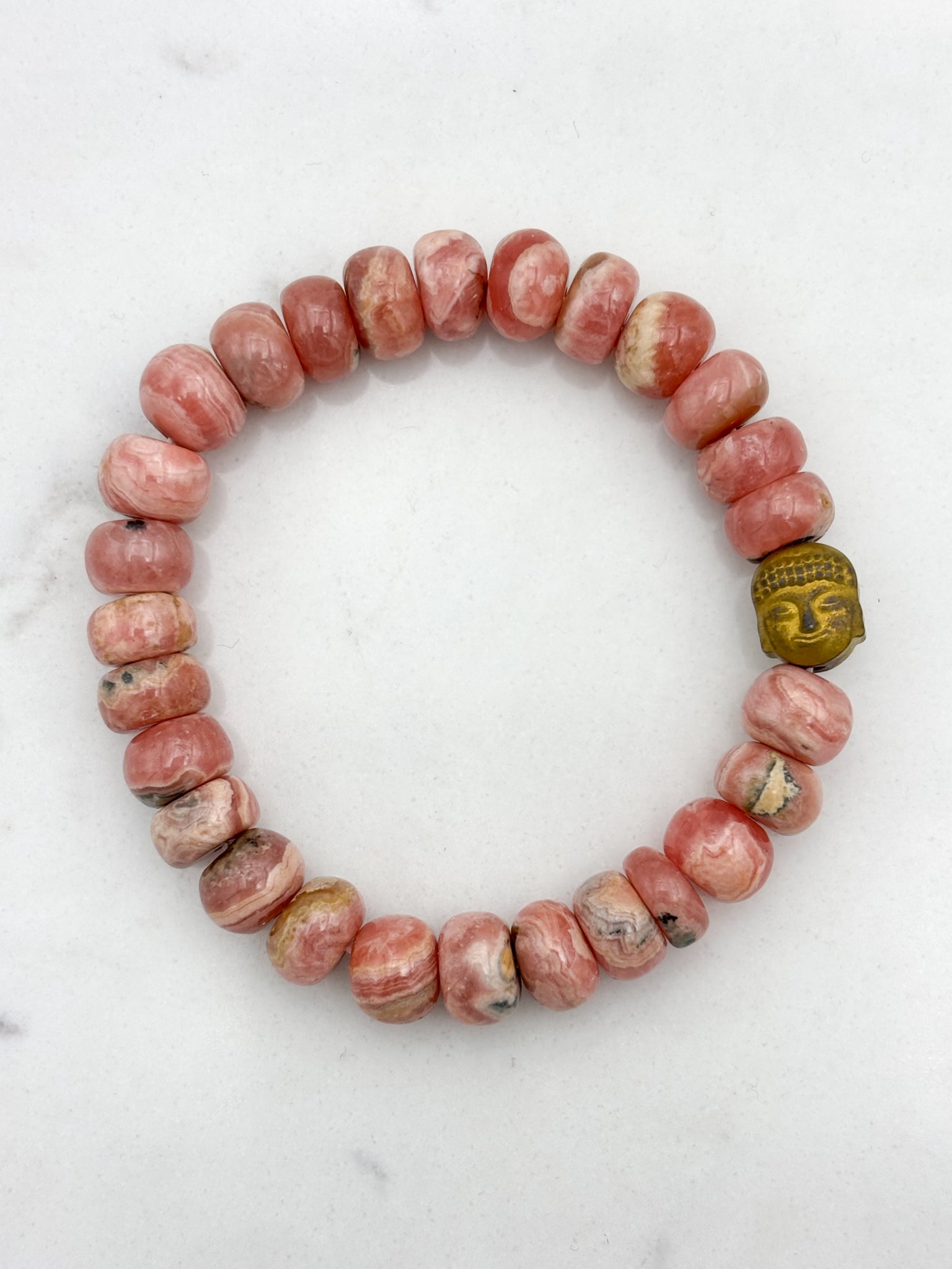 Rhodochrosite Gemstone Bracelet