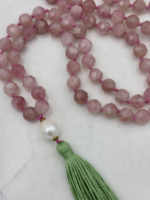 Rose Quartz Gemstone Mala