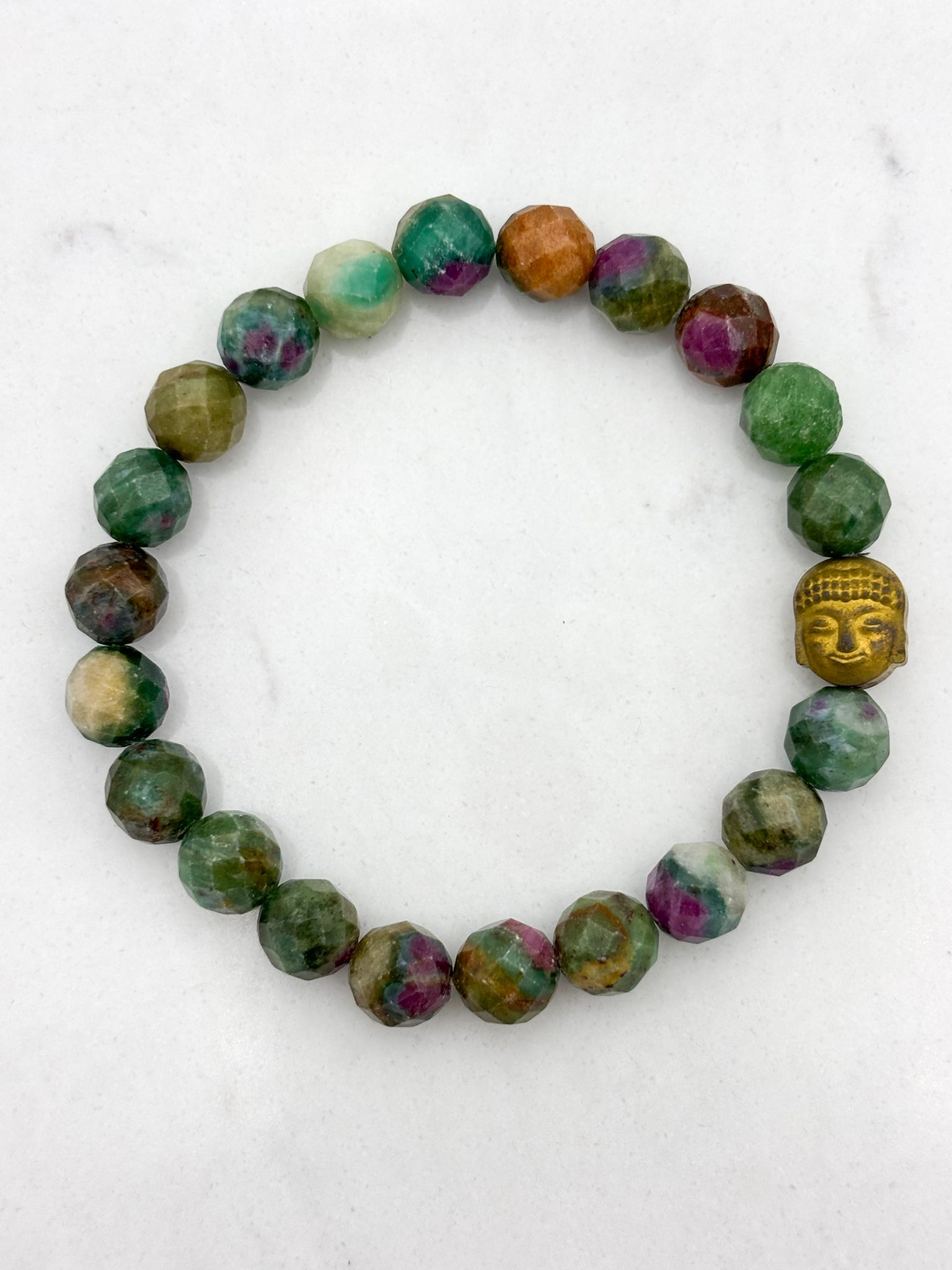 ruby fuchsite gemstone bracelet | radiant malas | handmade in boulder, colorado