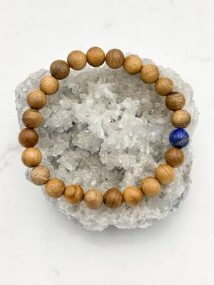 sandalwood bracelet | radiant malas | handmade in boulder, colorado