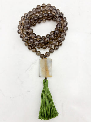 Smoky Quartz Gemstone Mala