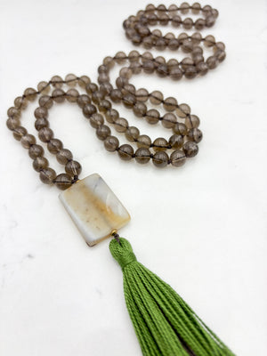 Smoky Quartz Gemstone Mala