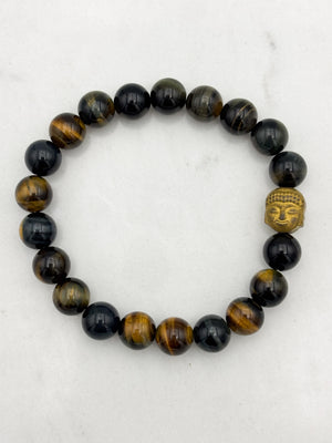 tiger's eye gemstone bracelet | radiant malas | handmade in boulder, colorado