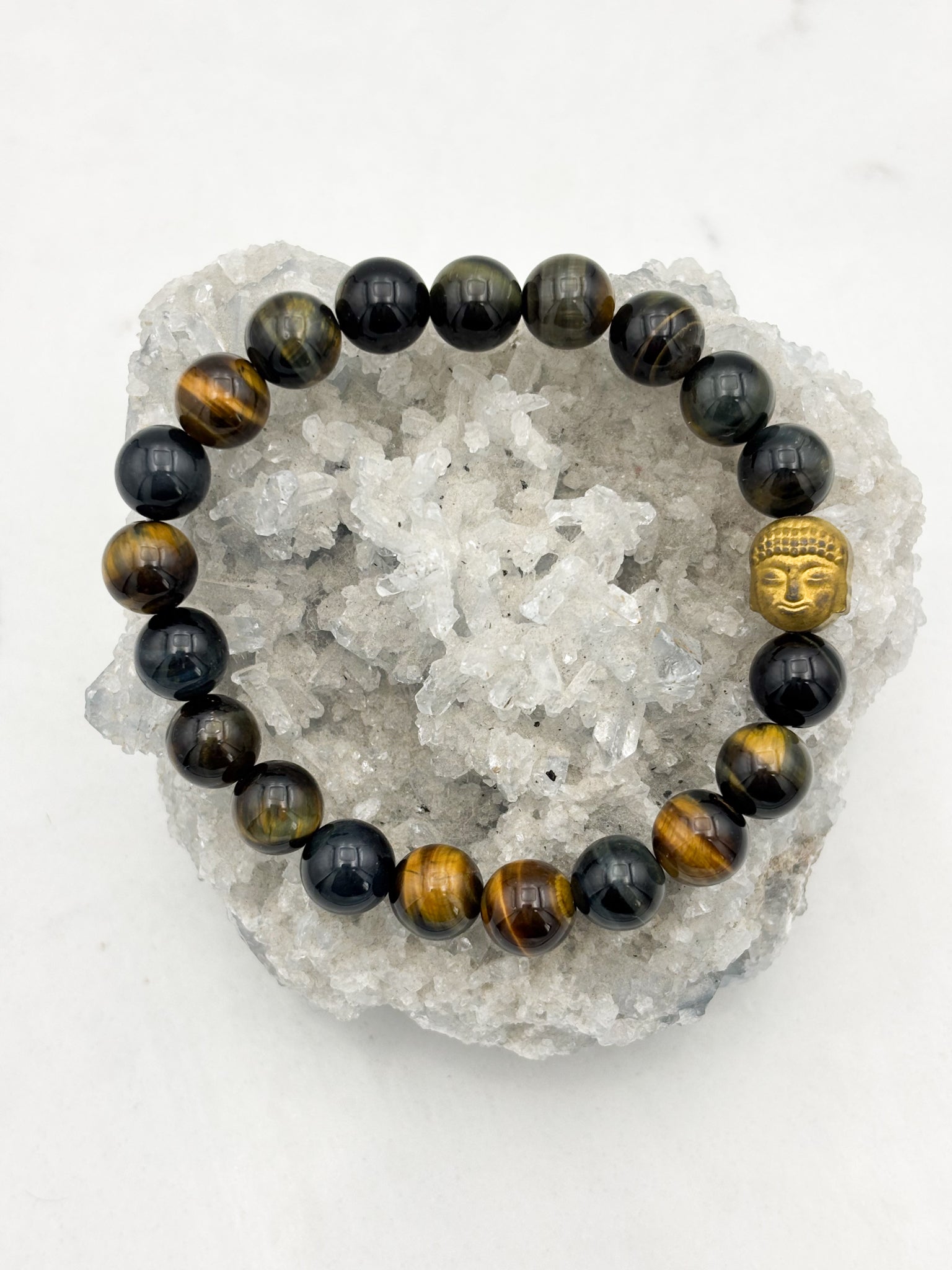tiger's eye gemstone bracelet | radiant malas | handmade in boulder, colorado