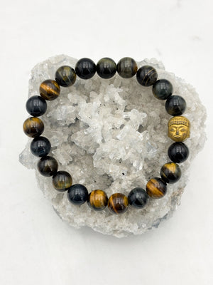 tiger's eye gemstone bracelet | radiant malas | handmade in boulder, colorado