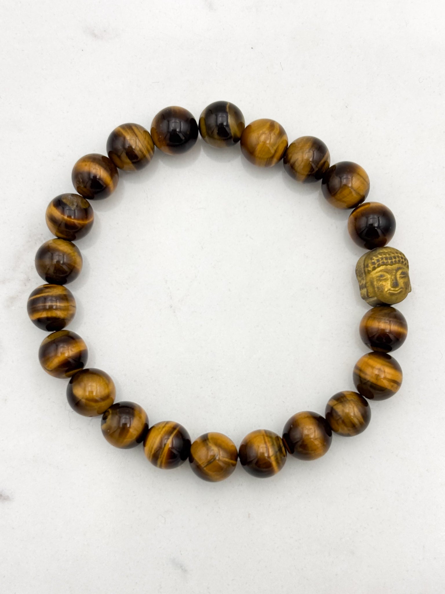 tiger's eye gemstone bracelet | radiant malas | handmade in boulder, colorado