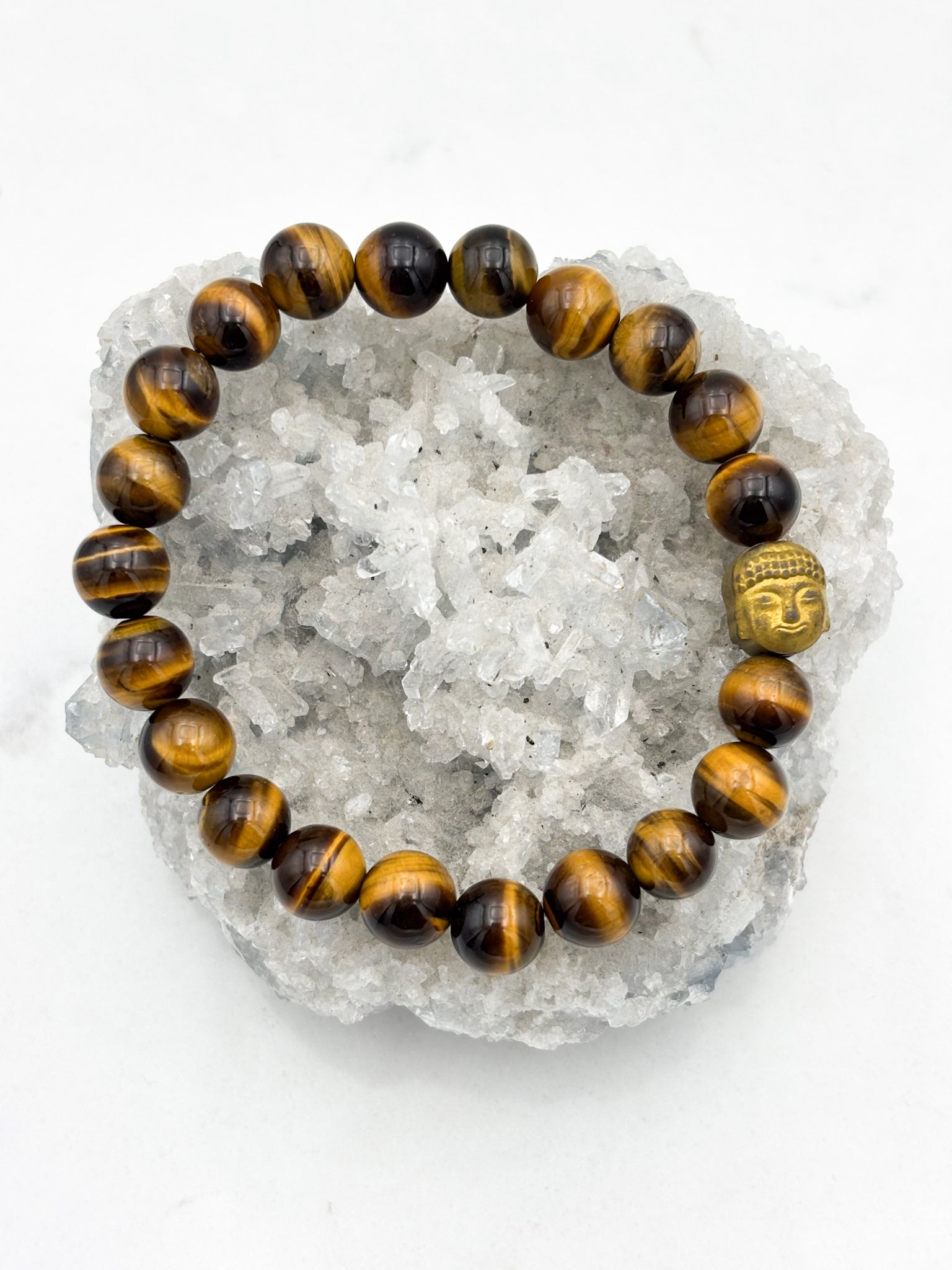 tiger's eye gemstone bracelet | radiant malas | handmade in boulder, colorado