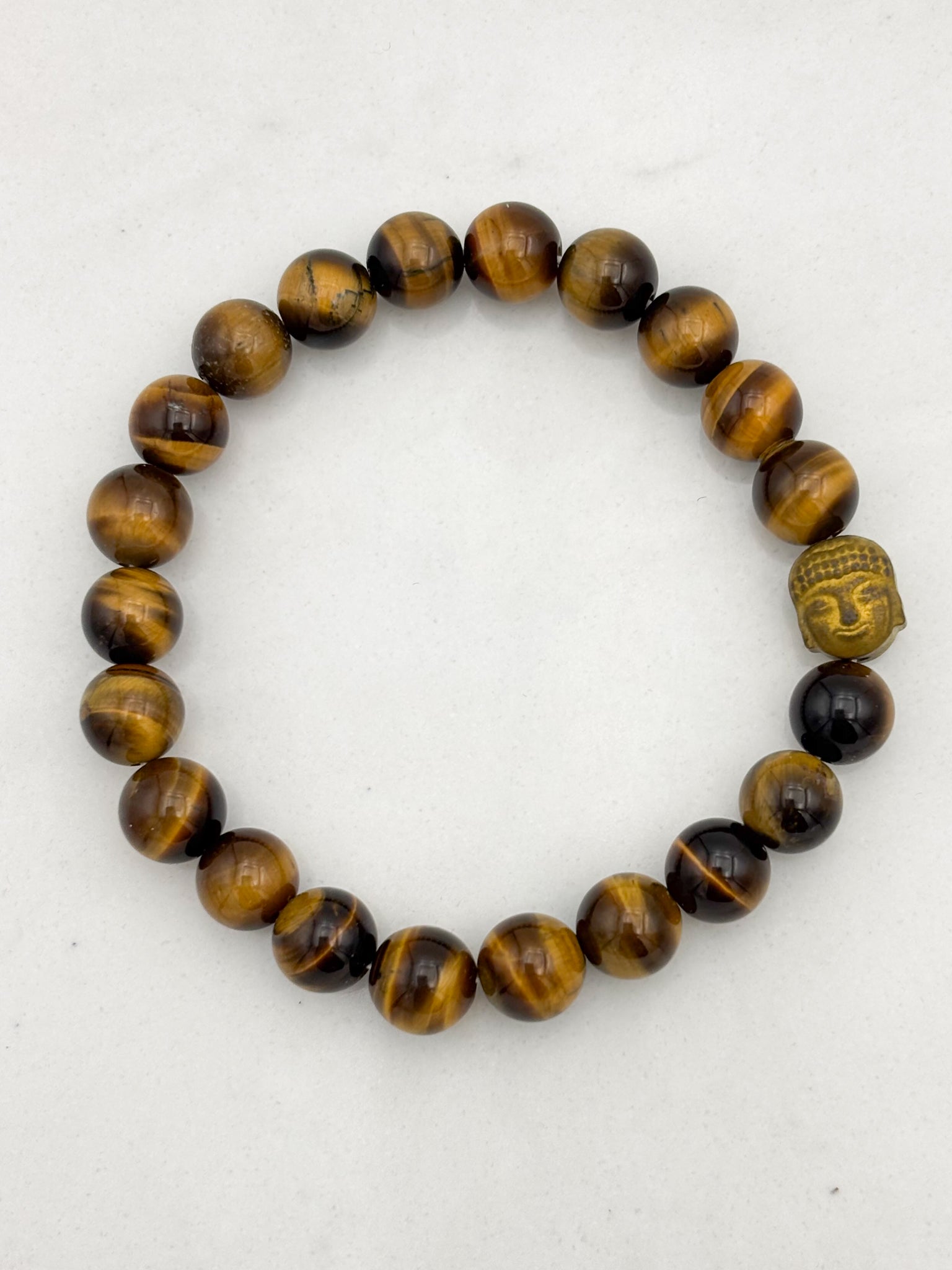 tiger's eye gemstone bracelet | radiant malas | handmade in boulder, colorado