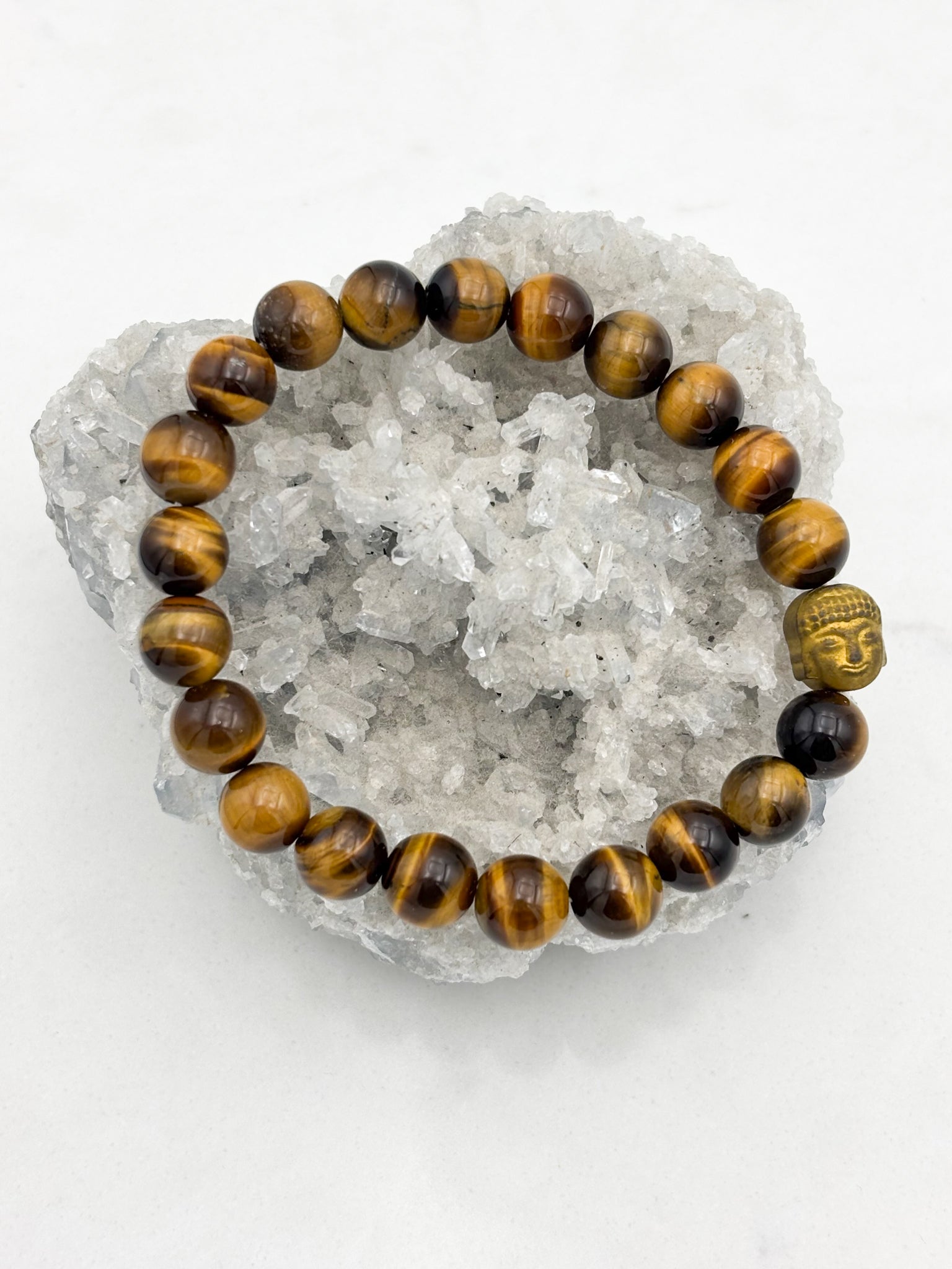 tiger's eye gemstone bracelet | radiant malas | handmade in boulder, colorado