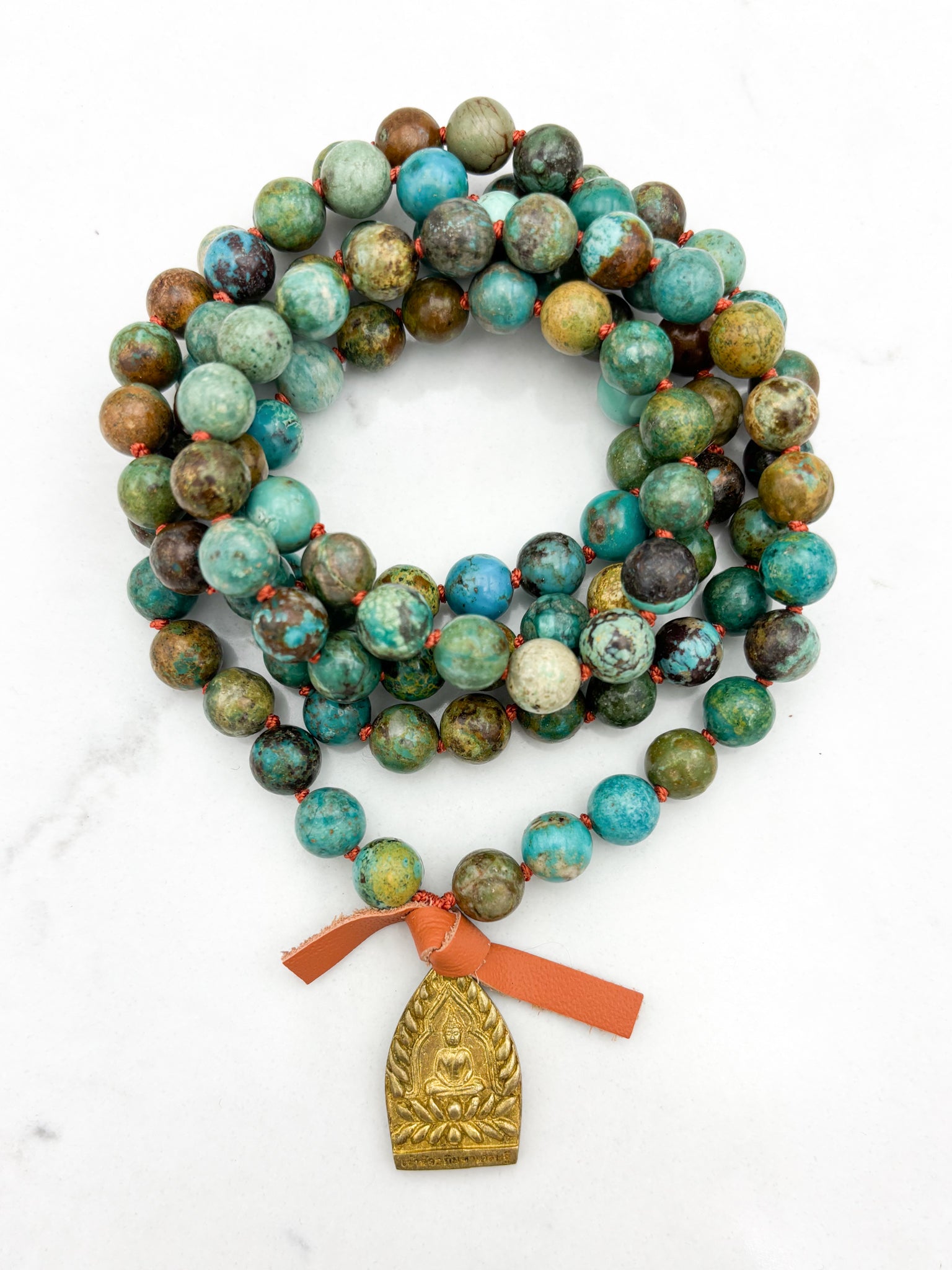 FOR HEATH S. / Turquoise Gemstone Malas