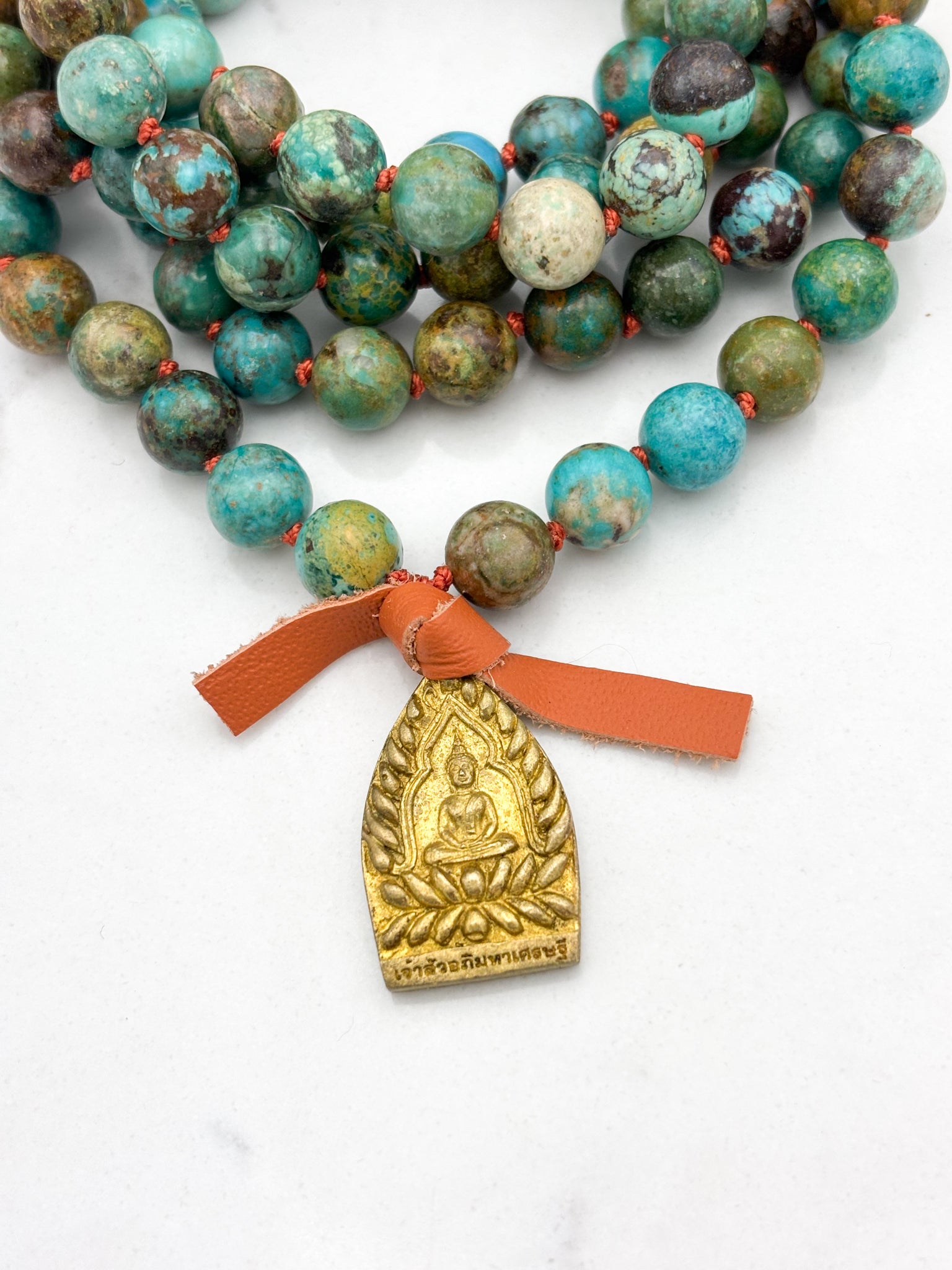 FOR HEATH S. / Turquoise Gemstone Malas
