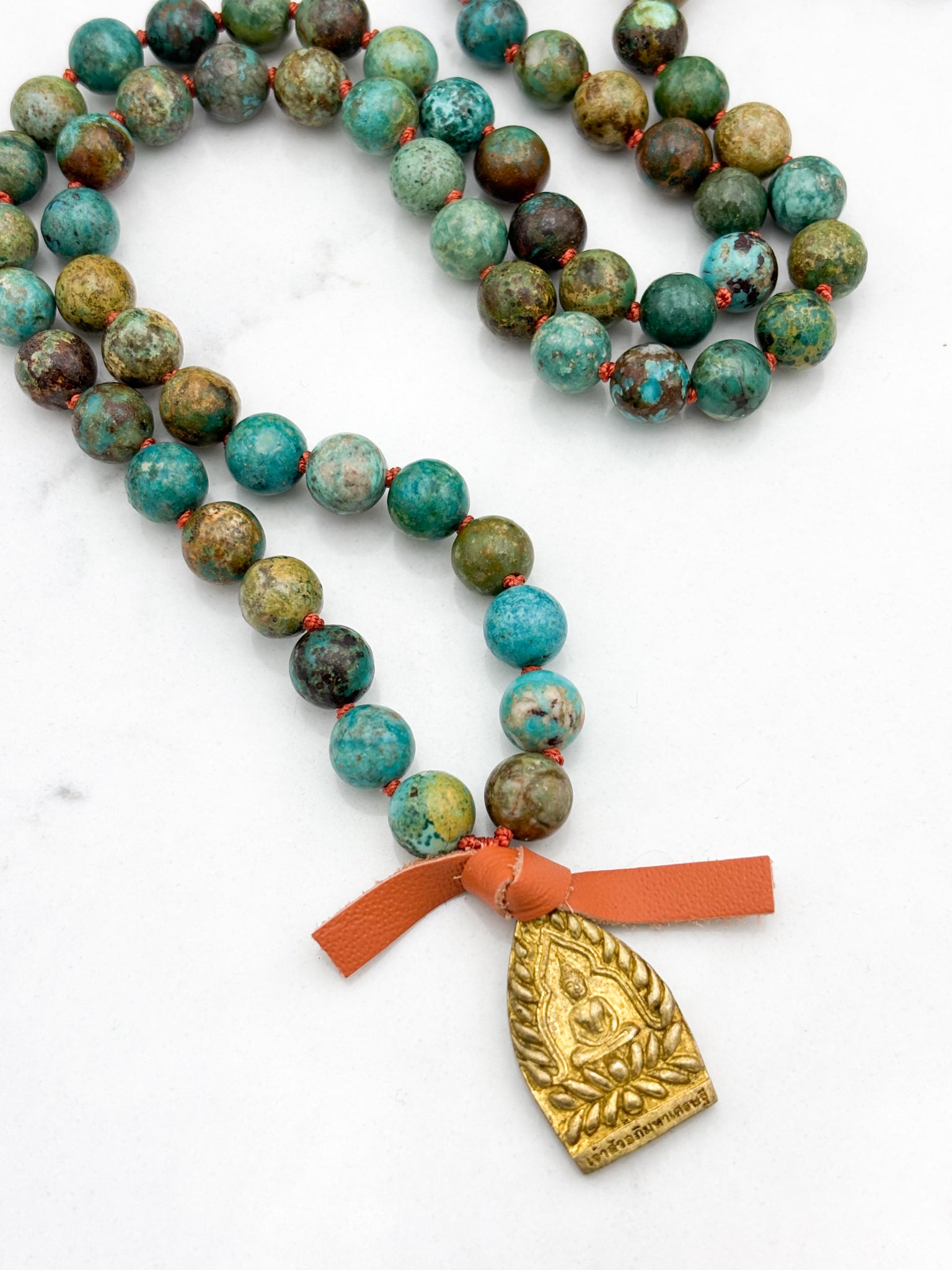 FOR HEATH S. / Turquoise Gemstone Malas