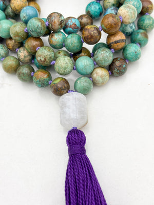 FOR HEATH S. / Turquoise Gemstone Malas
