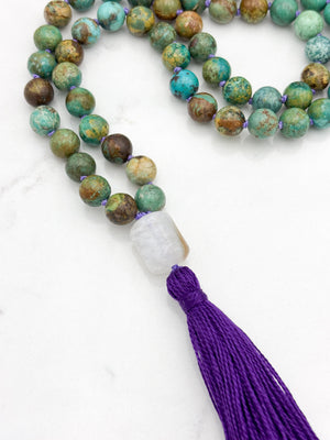 FOR HEATH S. / Turquoise Gemstone Malas