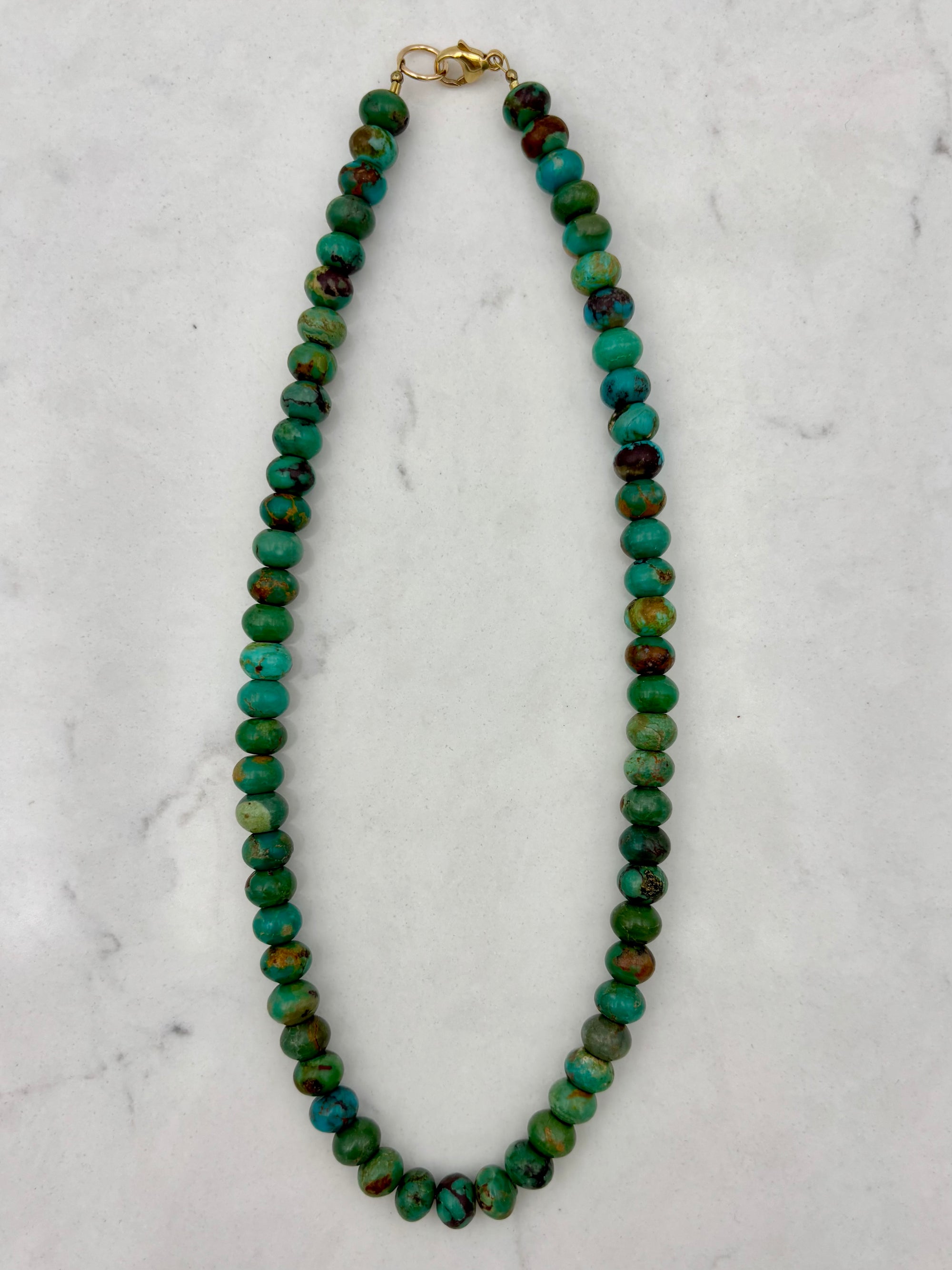 turquoise gemstone necklace | radiant malas | handmade in boulder, colorado