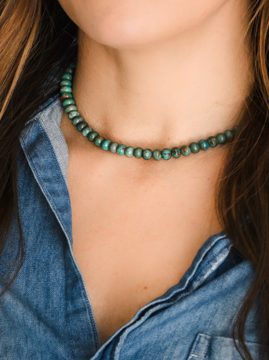 turquoise gemstone necklace | radiant malas | handmade in boulder, colorado