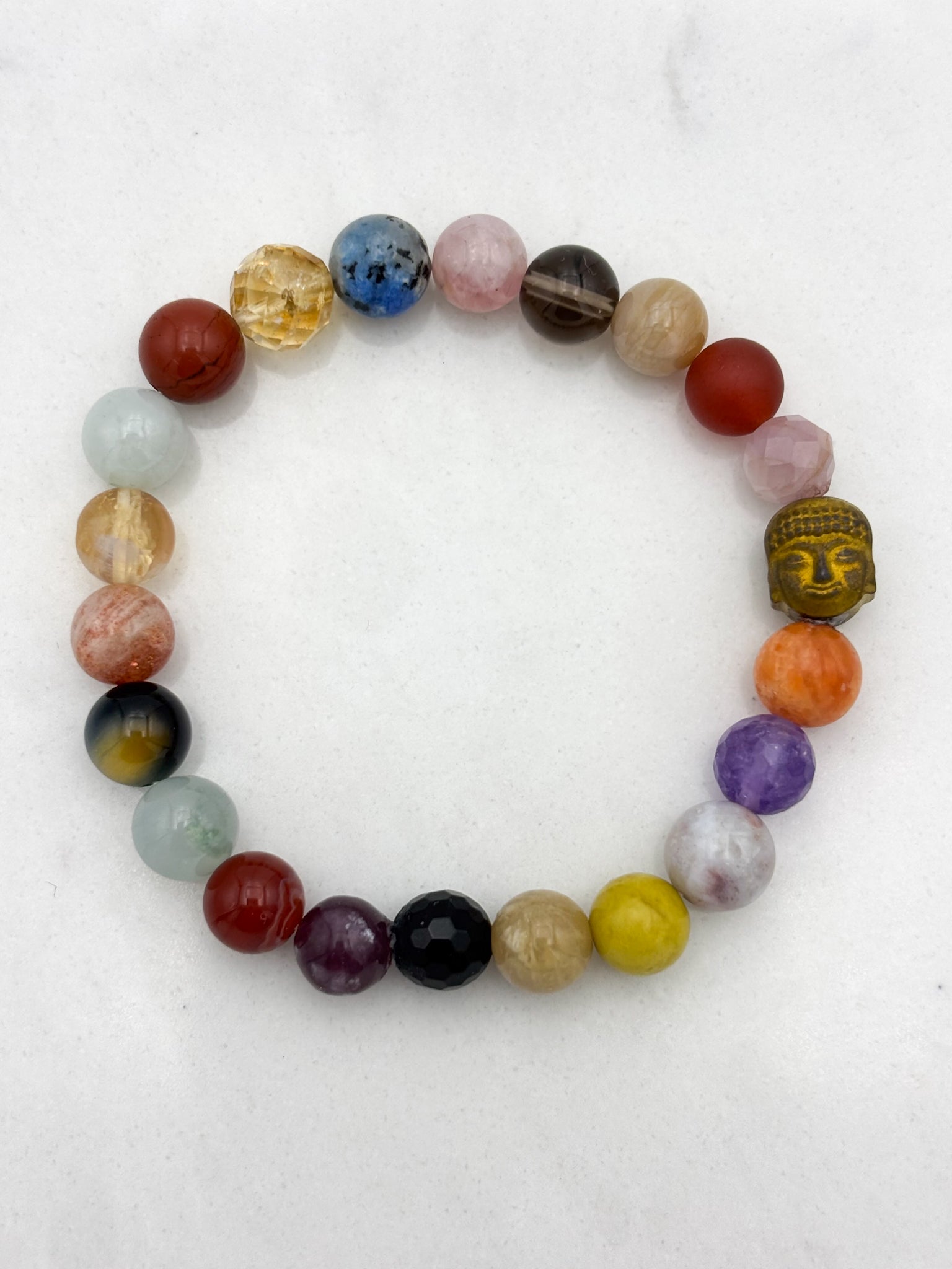 prosperity mixed gemstone bracelet | radiant malas | handmade in boulder, colorado
