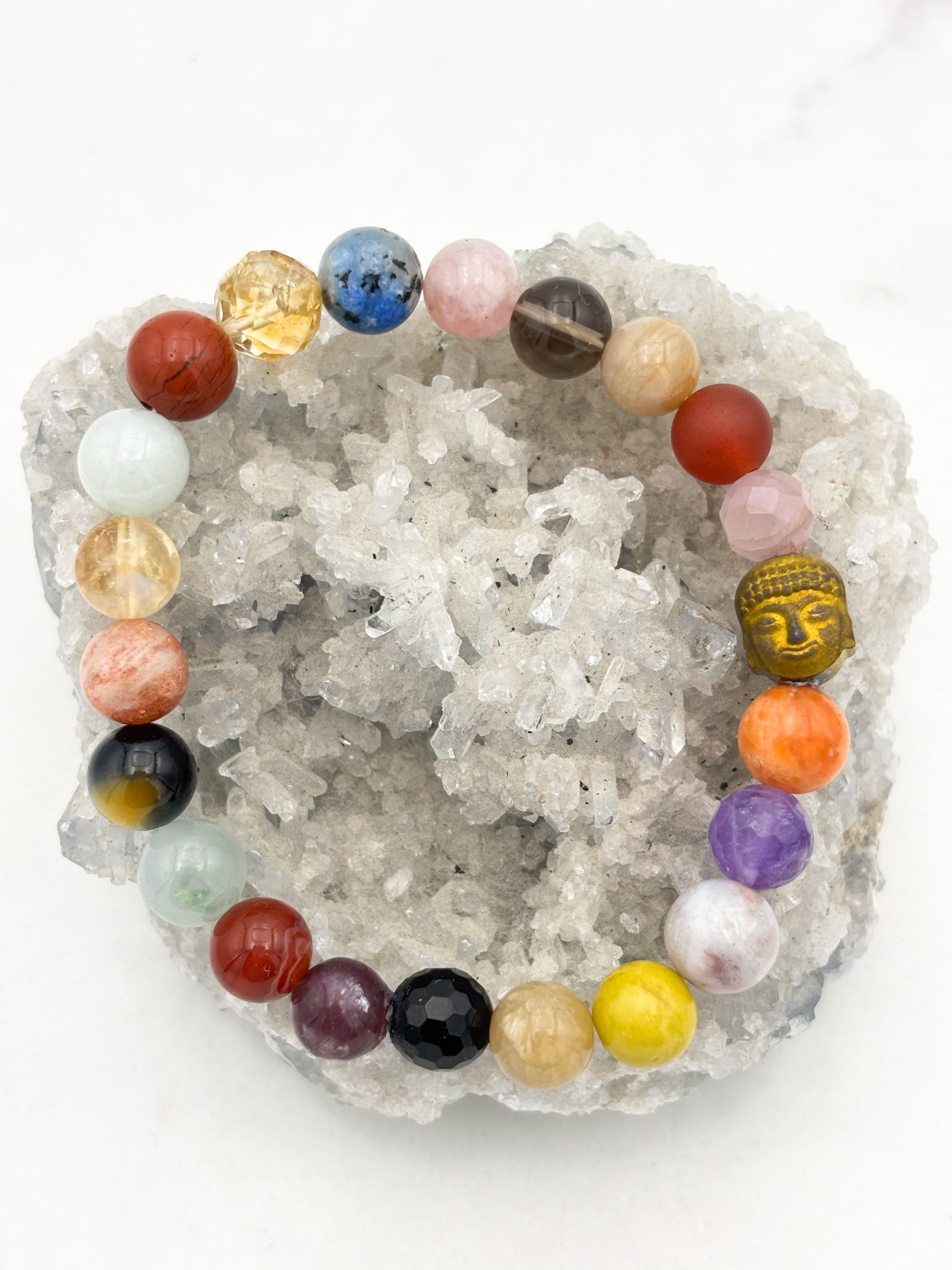 prosperity mixed gemstone bracelet | radiant malas | handmade in boulder, colorado