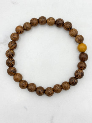 wengewood bracelet | radiant malas | handmade in boulder, colorado
